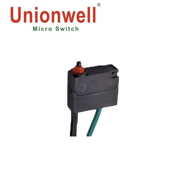 Waterproof Subminiature Micro Switch Subminiature Switch With Pin Plunger And Wires