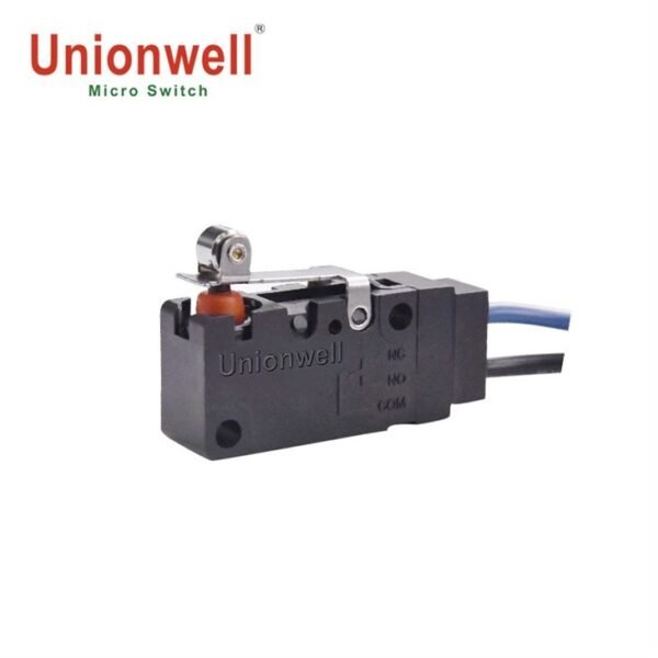 Waterproof Micro Switch SPST-NO With Long Roller Lever